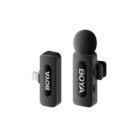 ไมโครโฟนไร้สาย BOYA MICROPHONE BOYA BY-V1 (V2.0)_0